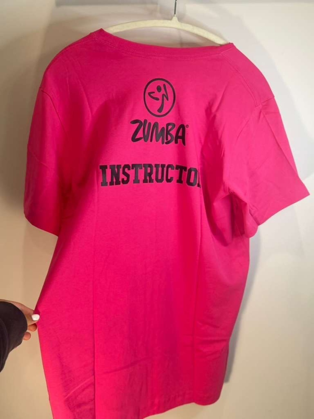 Zumba Fitness Berry Tee with Black/Yellow Logo